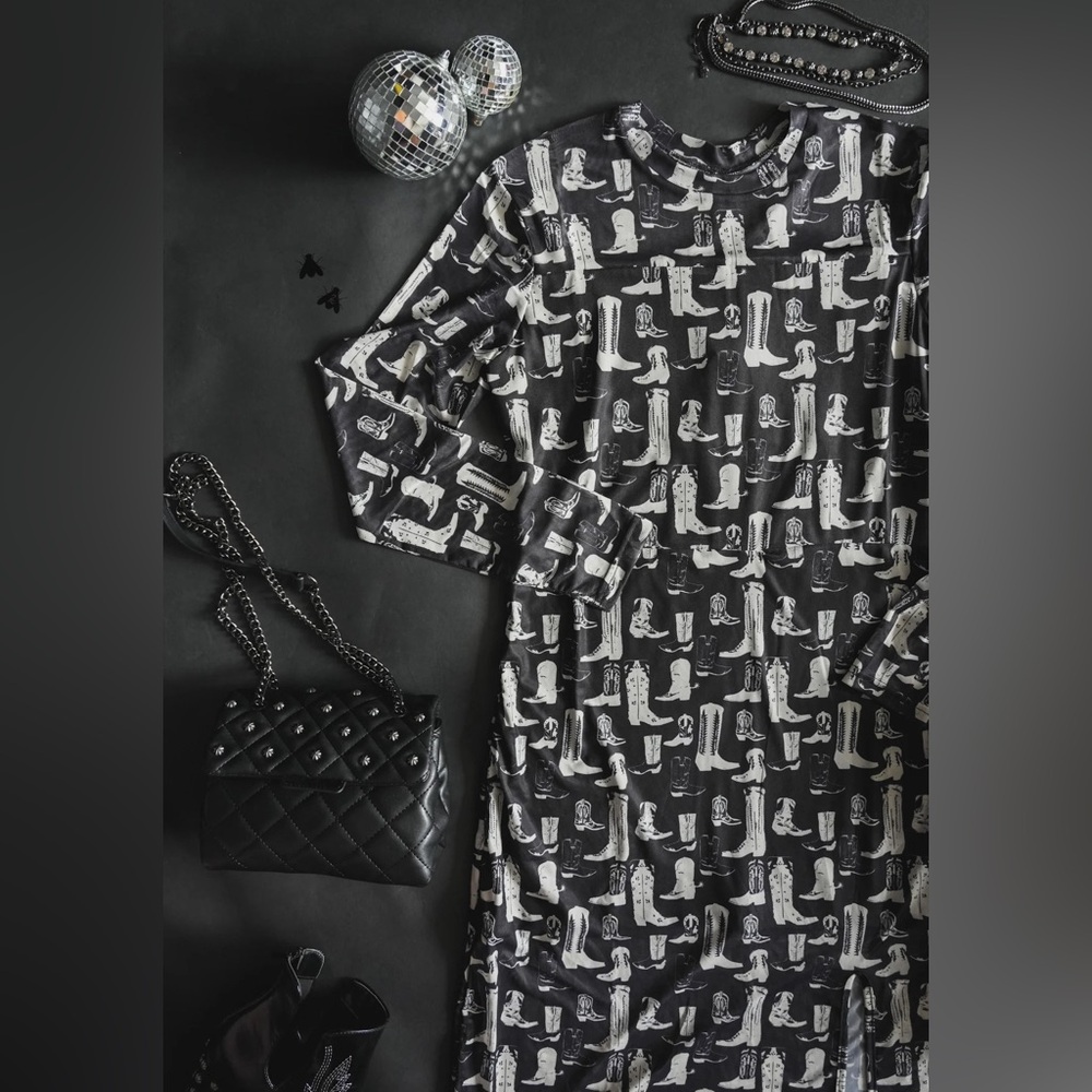 Boot Scootin’ Mesh Dress - Picture 7 of 10